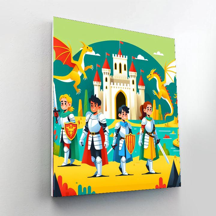 Knight's Code Quest Number Painting