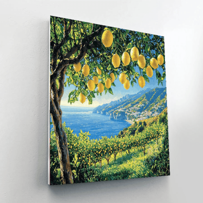 Amalfi Lemon Tour - Italy Paint By Numbers
