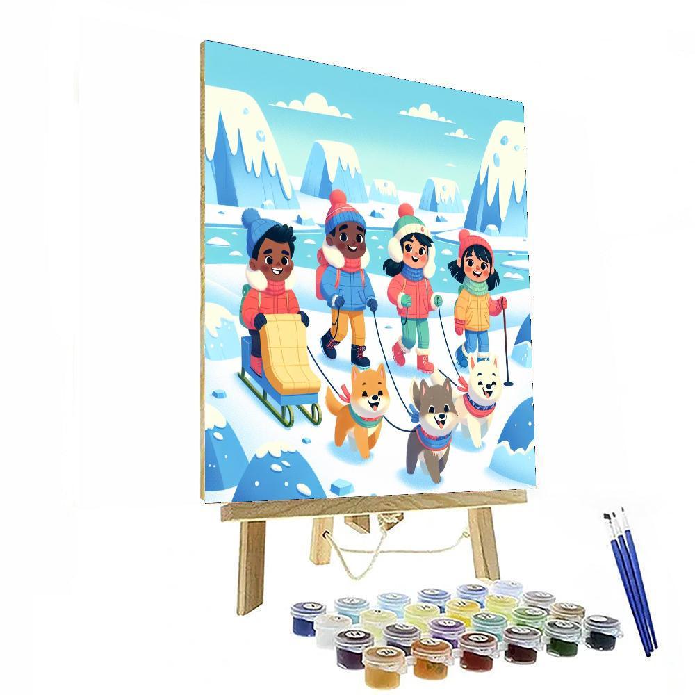 Adventurous Arctic Exploration Paint By Numbers