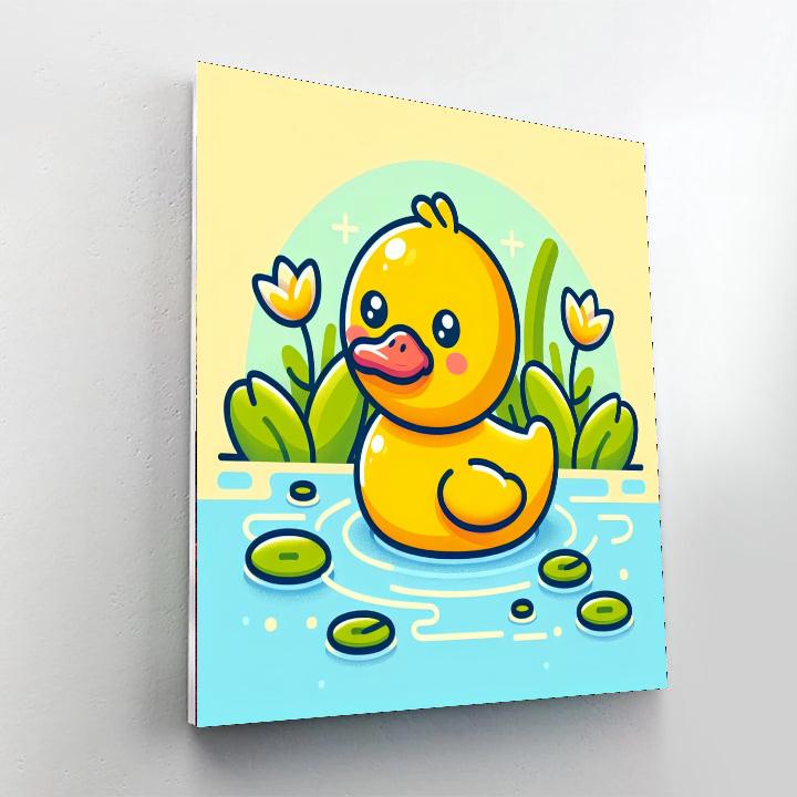 Delightful Duck Painting By Numbers Kit