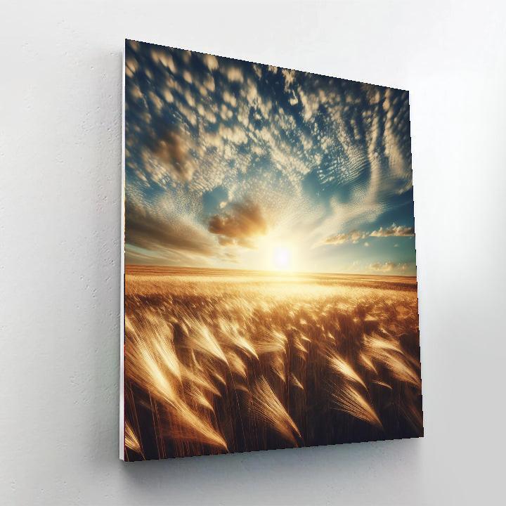 Golden Field Afternoon Paint By Number