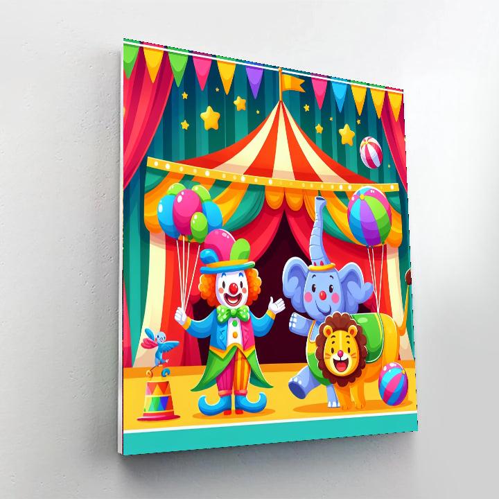 Silly Circus Adventures Paint By Number