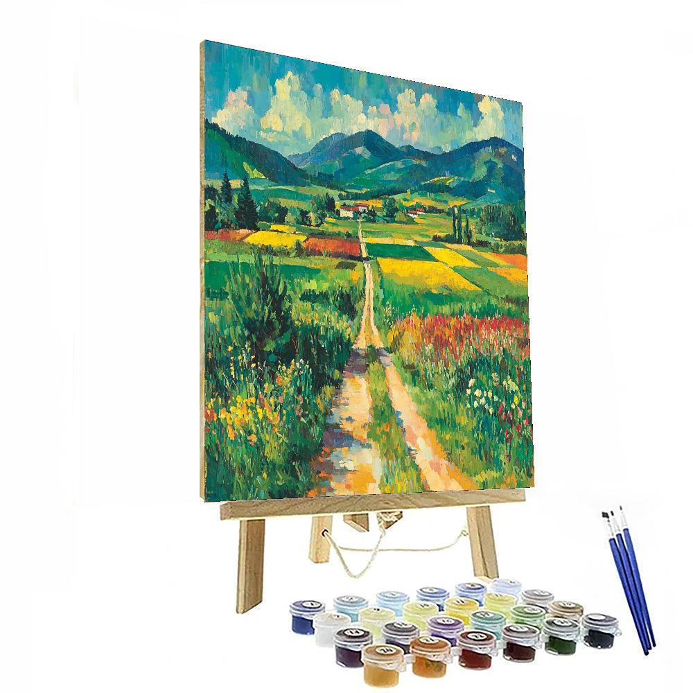 Paul Cézanne Inspired Kaleidoscope Of Nature  Painting By Numbers Kit