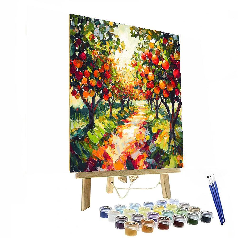 Paul Cézanne Inspired Vibrant Orchard Dreams  Paint By Numbers Kits