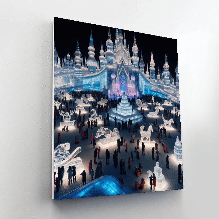 The Harbin Ice And Snow Festival - Harbin, China Number Painting