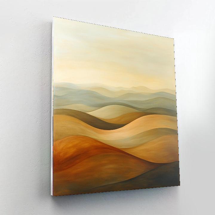 Edgar Degas Inspired Abstract Rhythms Of Nature  DIY Paint By Numbers