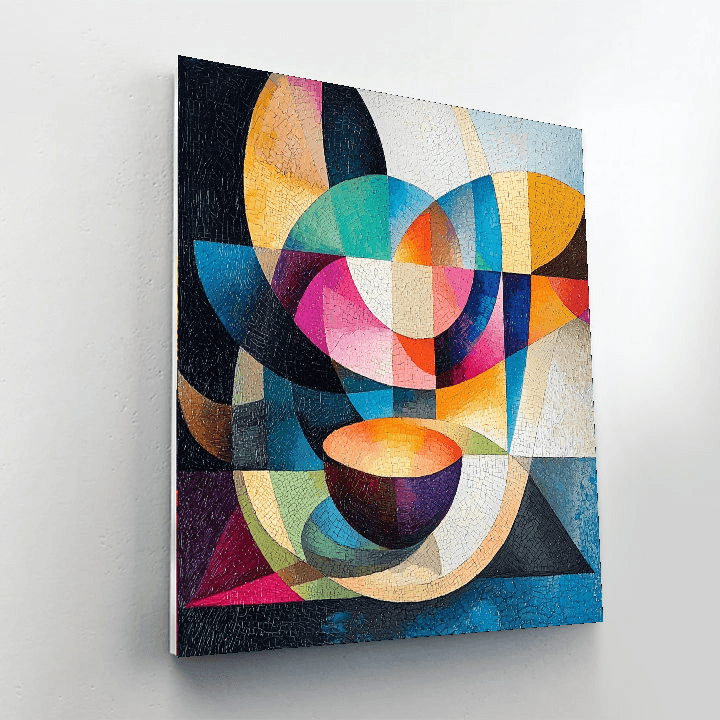 Pablo Picasso Inspired Kaleidoscope Visions  DIY Paint By Numbers