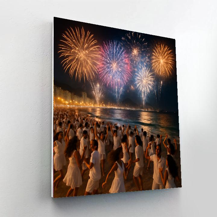 Rio De Janeiro New Year's Eve Paint By Number