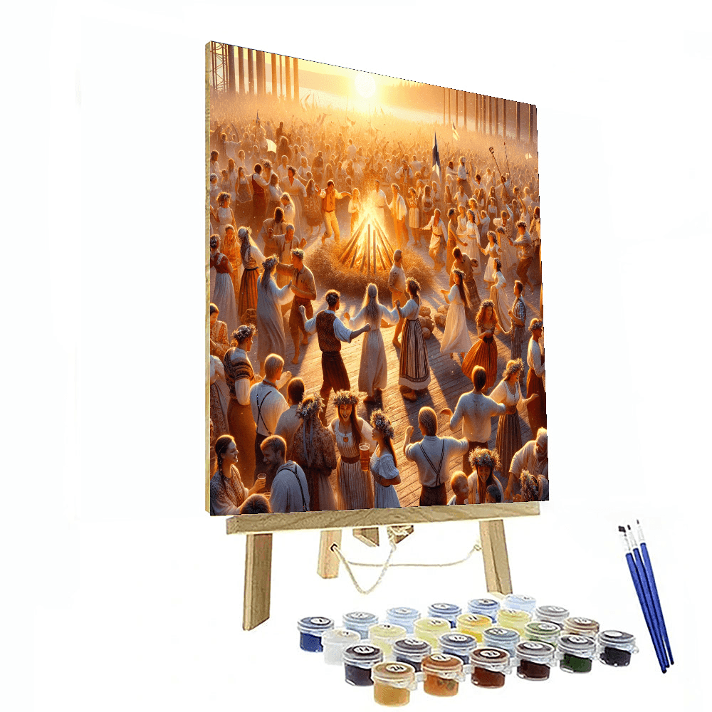 Midsummer Festival - Helsinki Numbered Painting Kits
