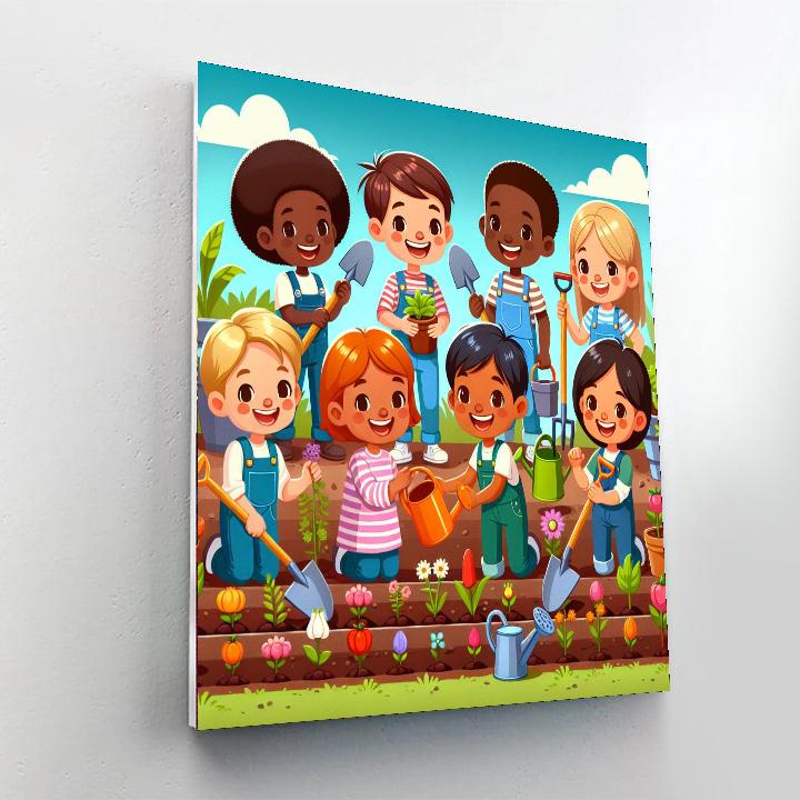 Gardening Fun Number Painting