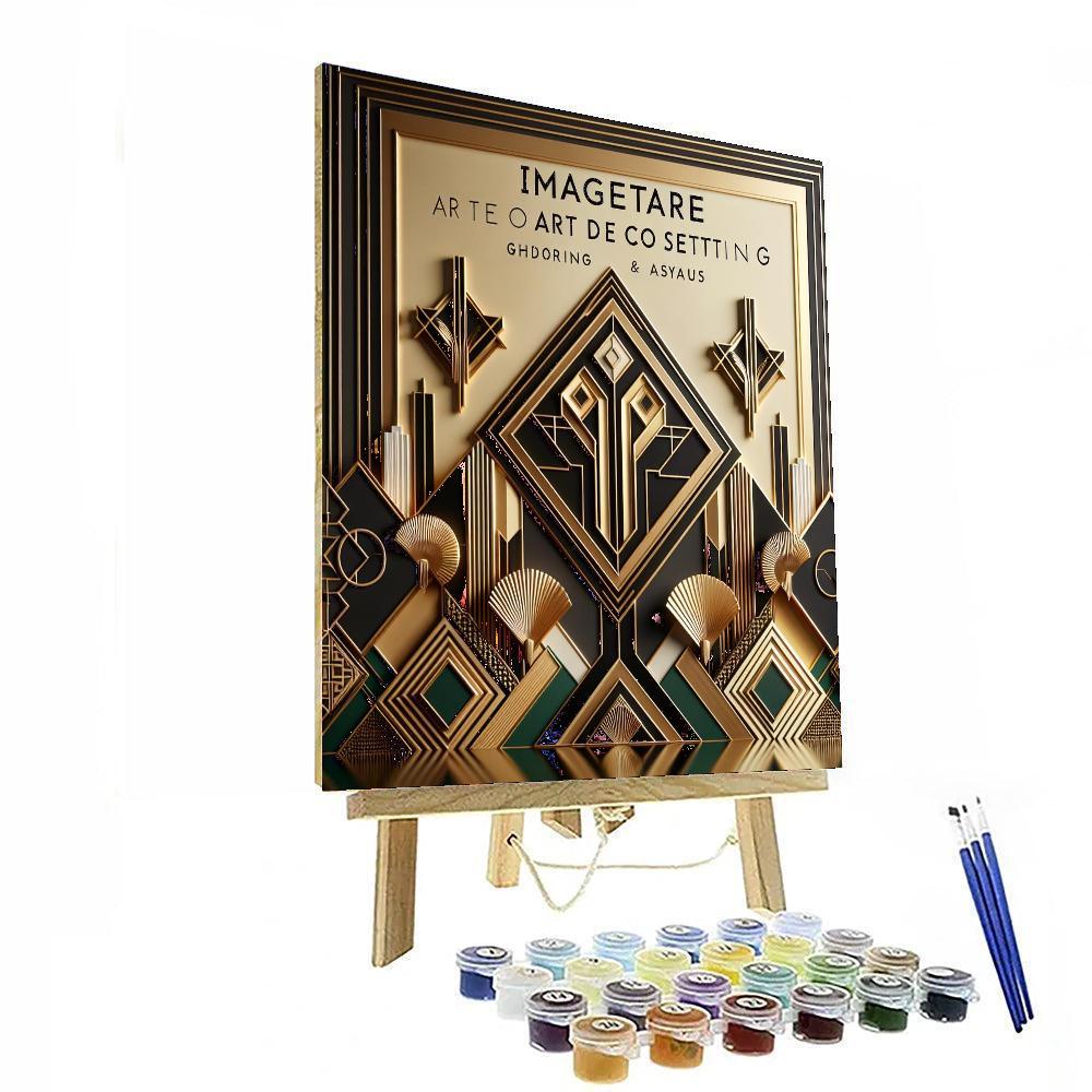 Art Deco Fantasy Paint By Numbers Kits