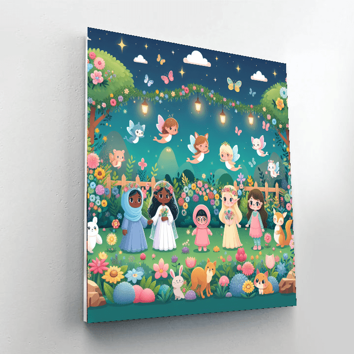 Enchanted Garden Discovery Painting By Numbers Kit