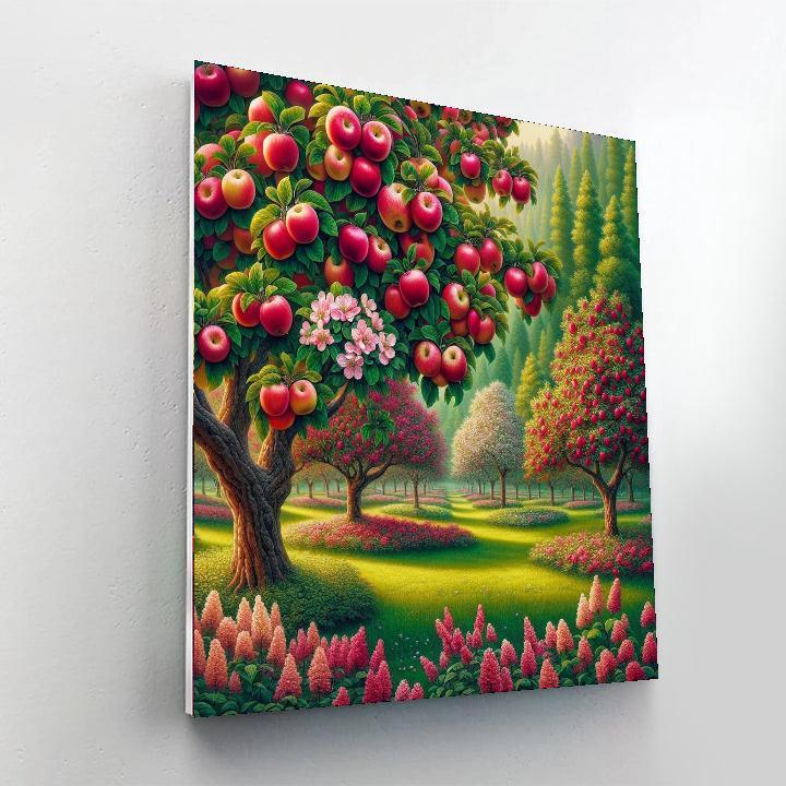 Peaceful Orchard Stroll Painting By Numbers Kit