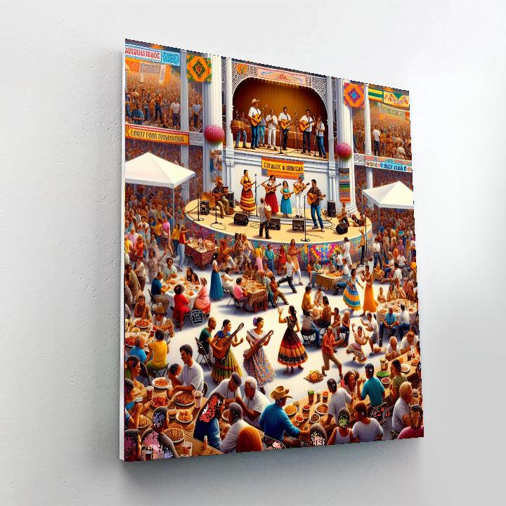 National Folklife Festival - Usa Painting Number Kit