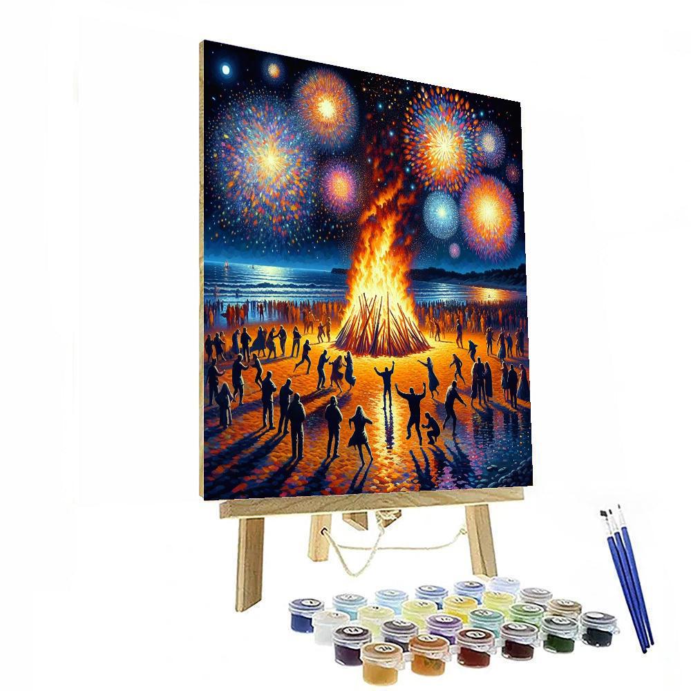 Saint John's Eve - Spain Number Painting