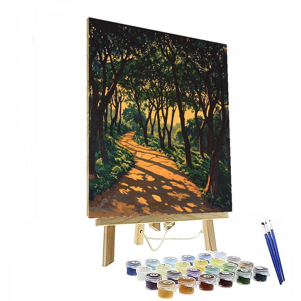Nandalal Bose Inspired Whisper Of The Banyan  Painting Number Kit