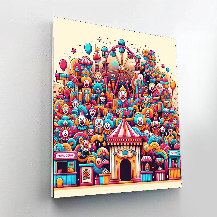 Carnival Funhouse Extravaganza Numbered Painting Kits