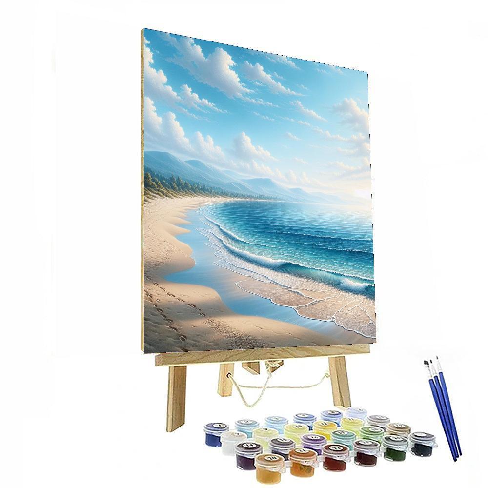 Breezy Ocean Vista DIY Paint By Numbers