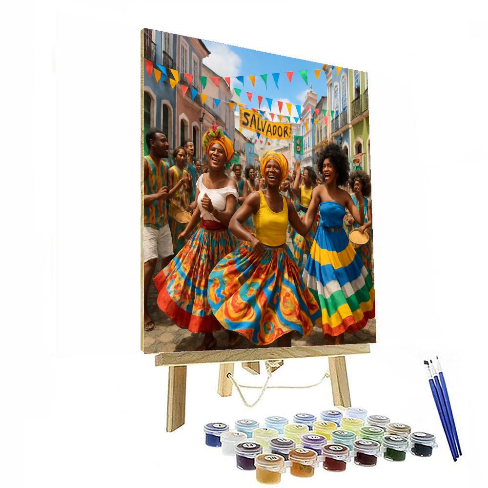 Carnaval De Bahia Number Painting