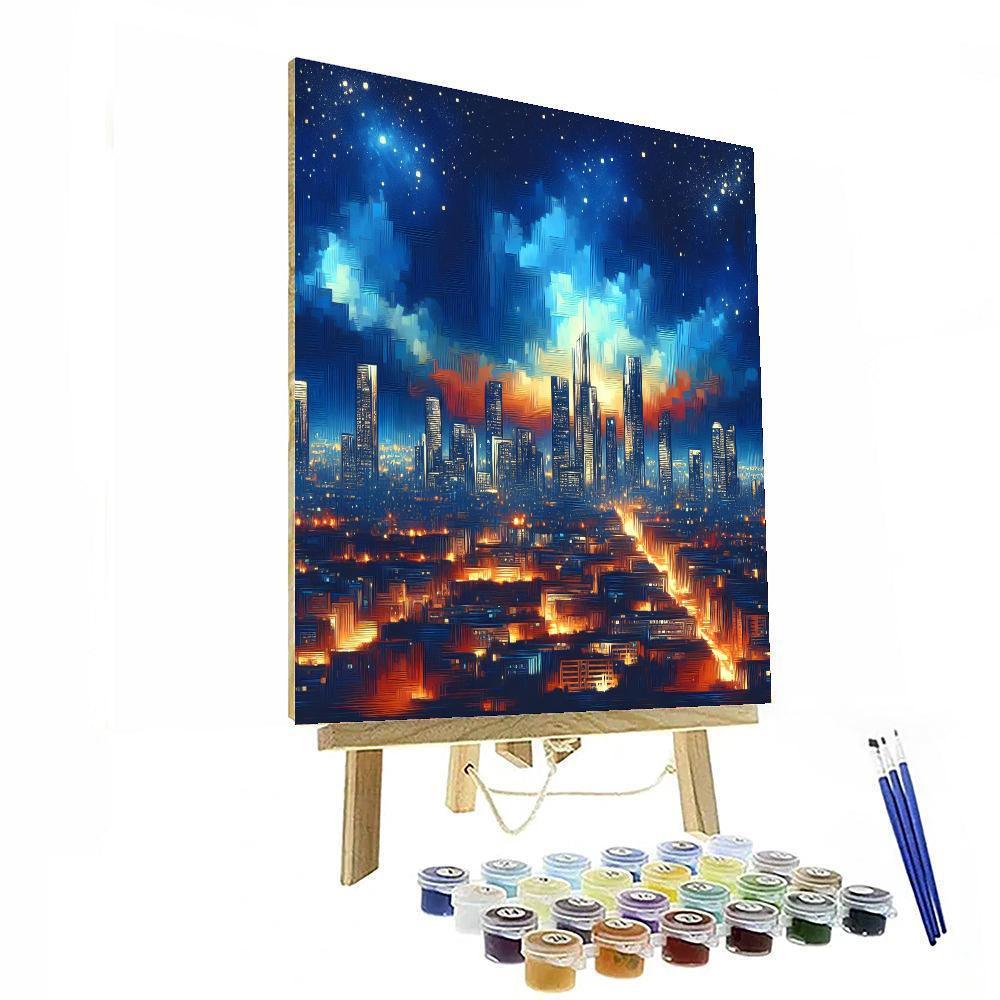 Cityscape Wonder Painting By Numbers Kit