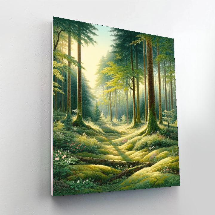 Morning Forest Whispers Paint By Number