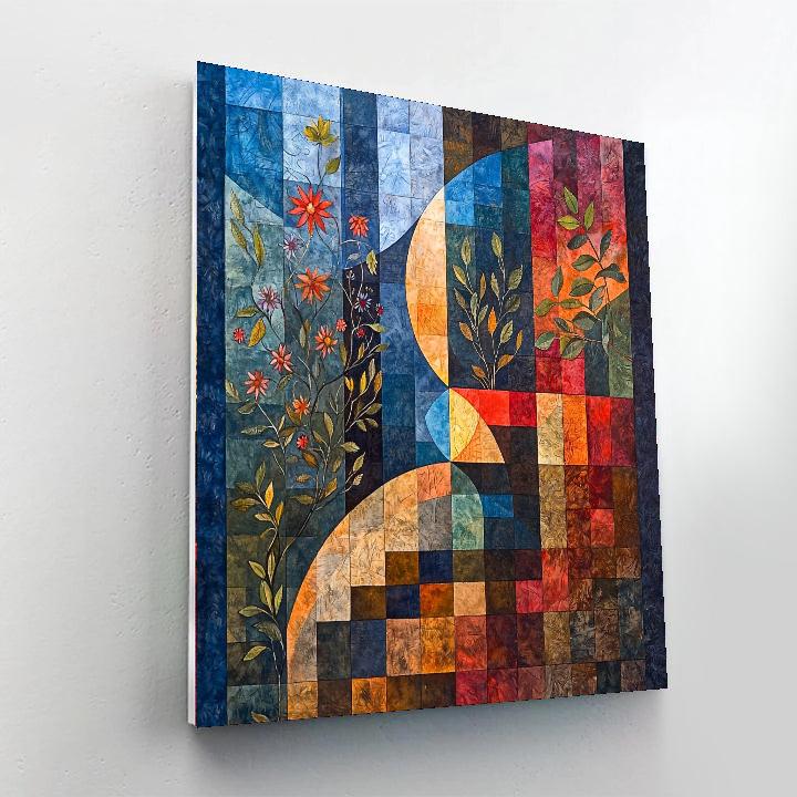 Paul Klee Inspired Rhythm Of The Seasons  Numbered Painting Kits