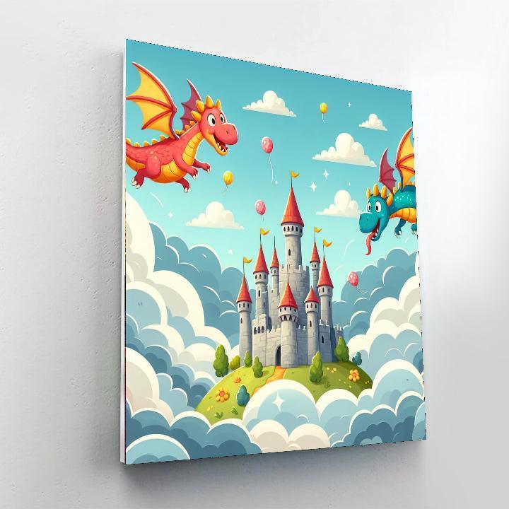 Dragon's Dreamland Numbered Painting Kits