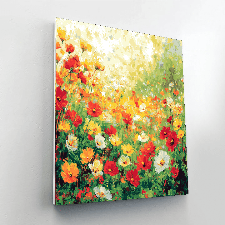 Claude Monet Inspired Fields Of Dreams  Paint By Color