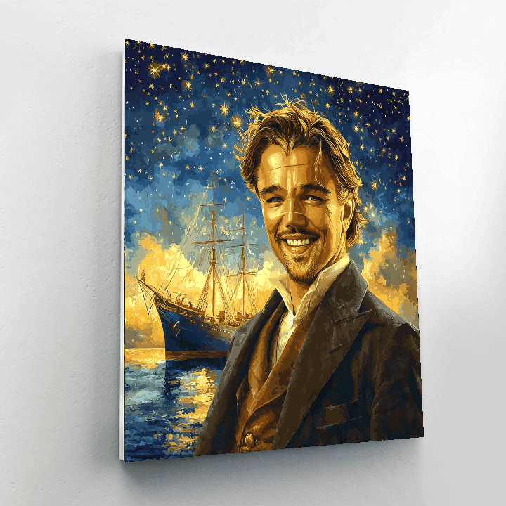 Leonardo Dicaprio: Champion Of Change Beyond Titanic Numbered Painting Kits