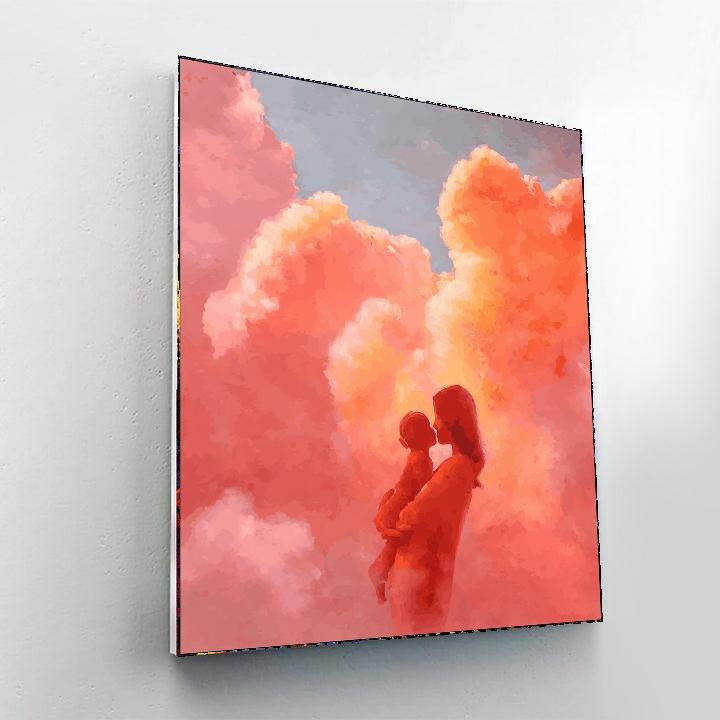 Mom's Heart Number Painting