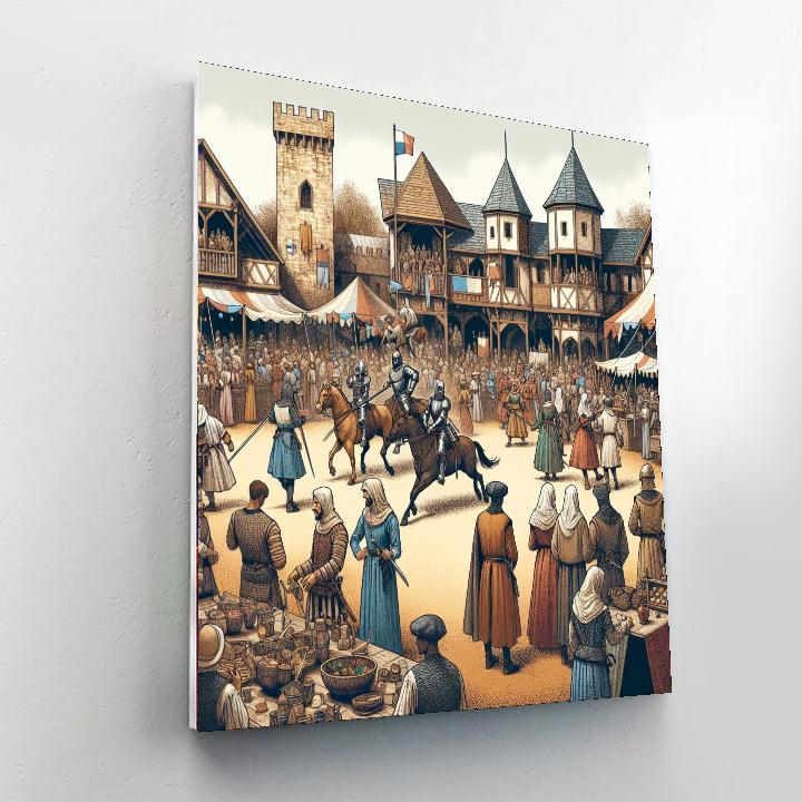 The Texas Renaissance Festival - United States Number Painting