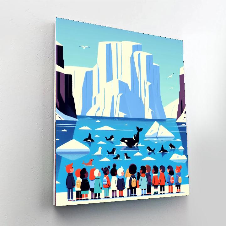 Frosty Fjord Fantasy Paint By Color