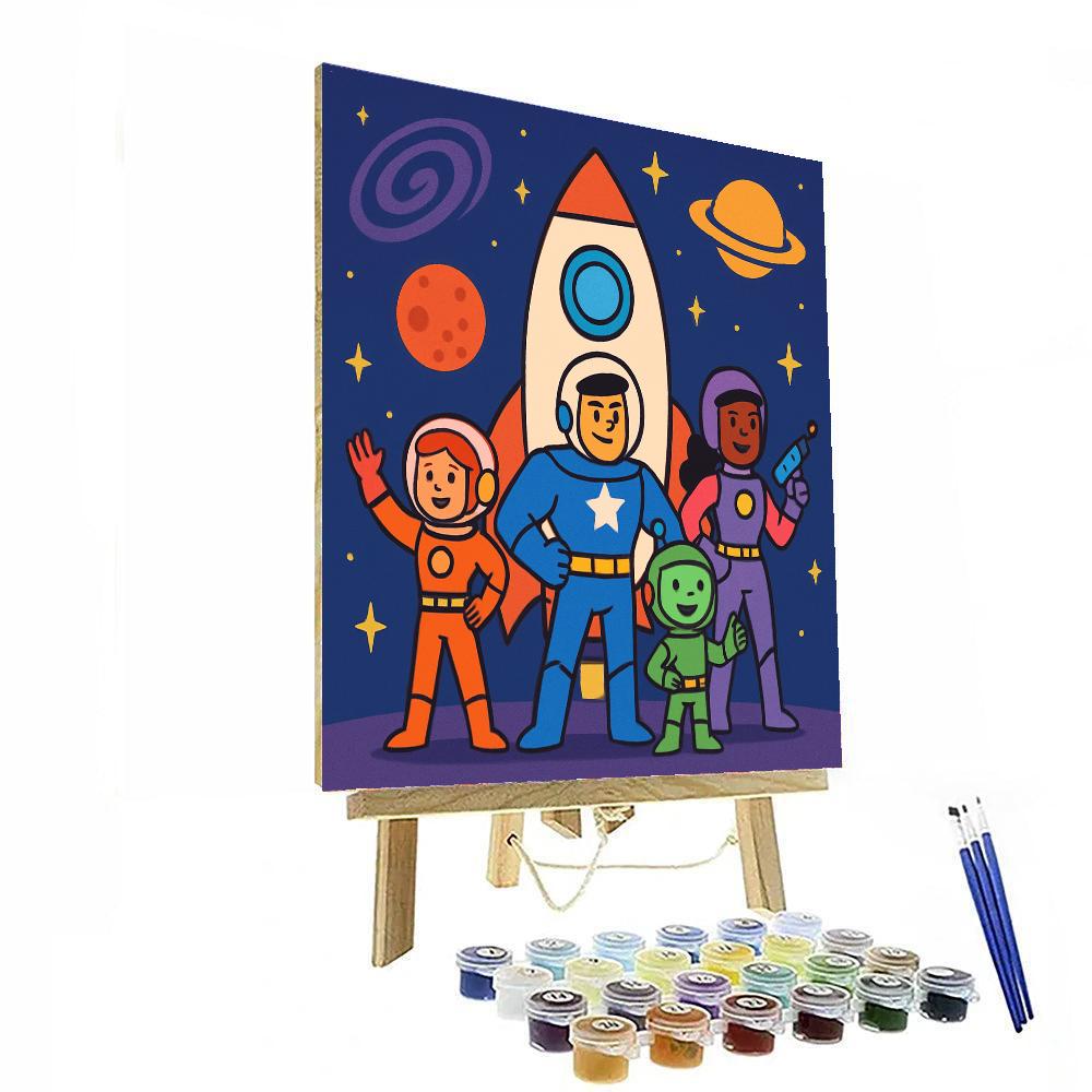 Galaxy Of Heroes Numbered Painting Kits