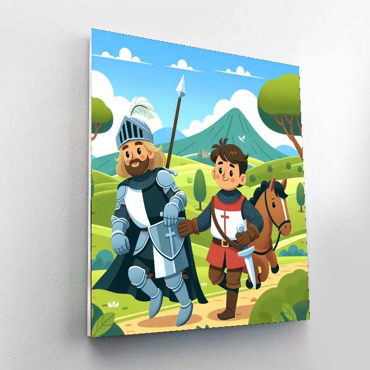 Royal Knight Journeys Numbered Painting Kits