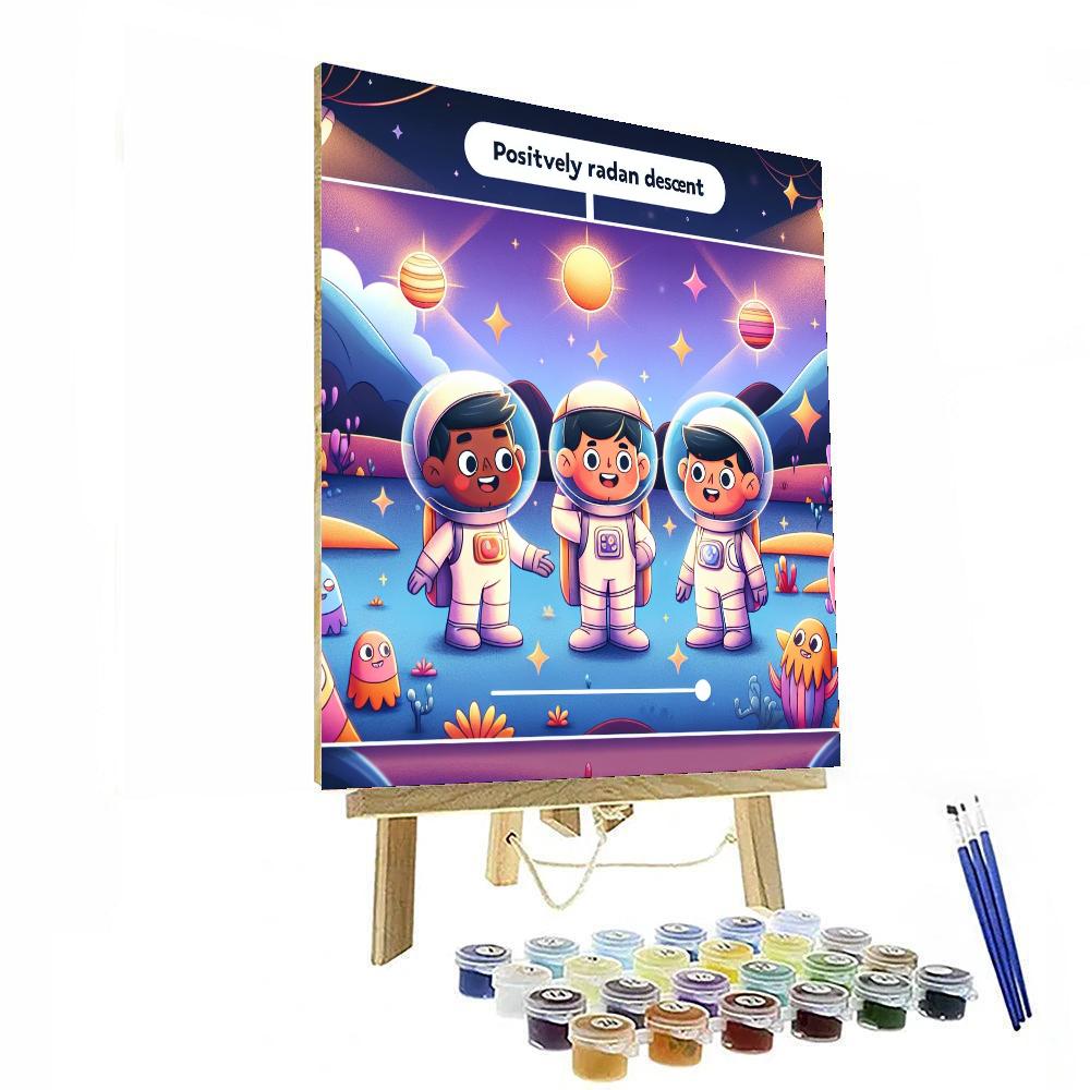 The Fun Space Adventure DIY Paint By Numbers