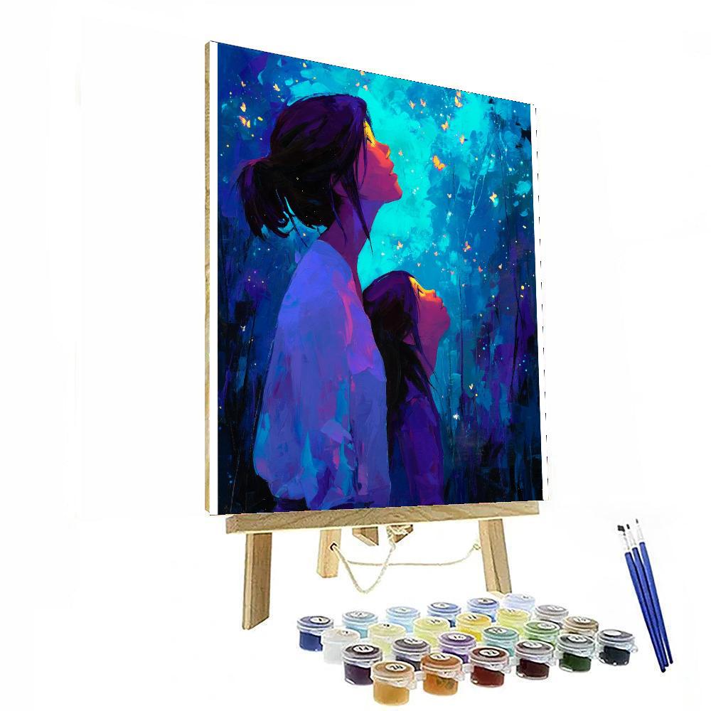 Mother's Love Under The Stars Numbered Painting Kits