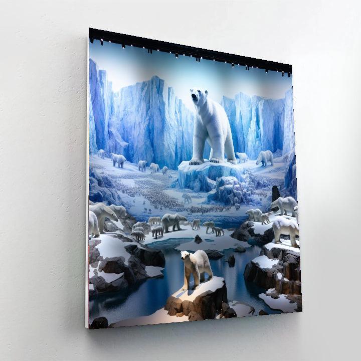 Arctic Wildlife Majesty Paint By Color