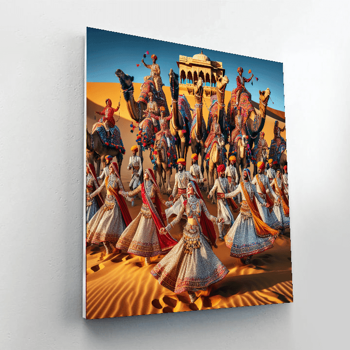 Jaisalmer Desert Festival - Jaisalmer, India Paint By Number