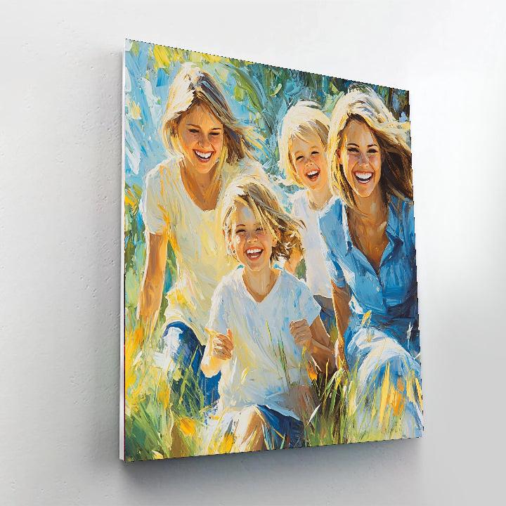 Celebrating Motherhood DIY Paint By Numbers
