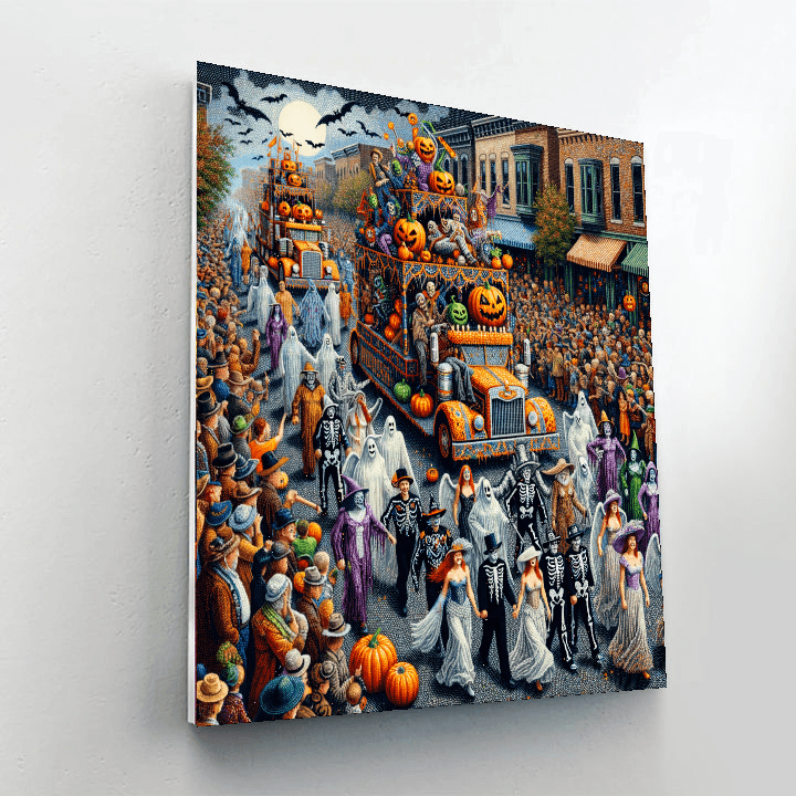 Krewe Of Boo Halloween Parade - New Orleans Paint By Numbers