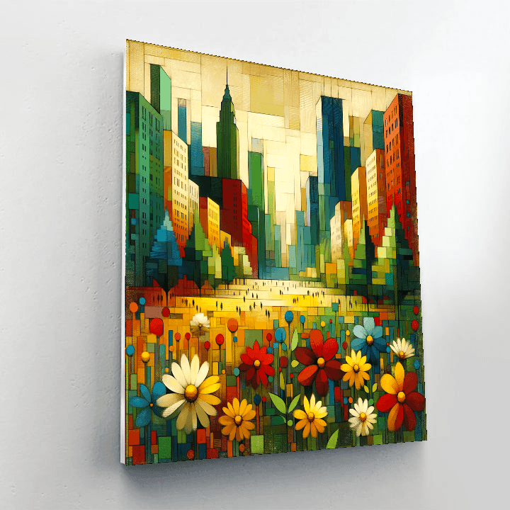 Urban Garden Delight Paint By Color