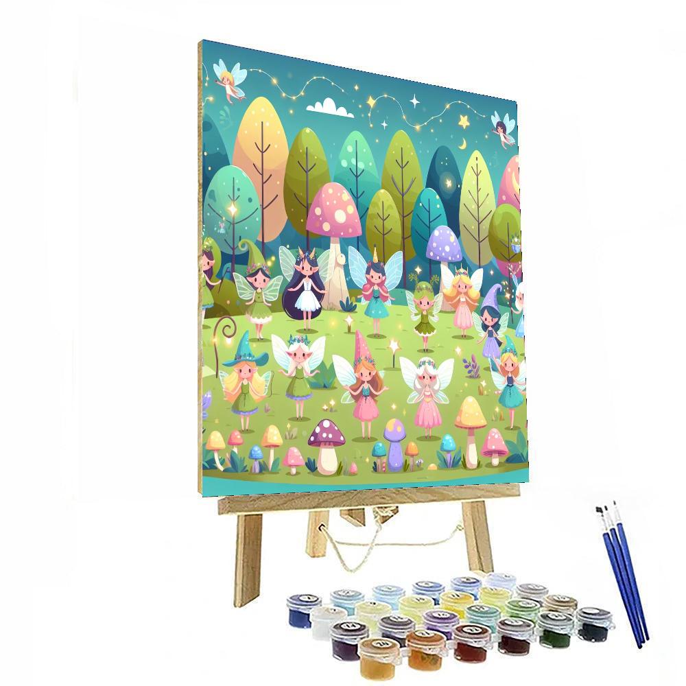 Enchanted Fairyland Quest Painting Number Kit