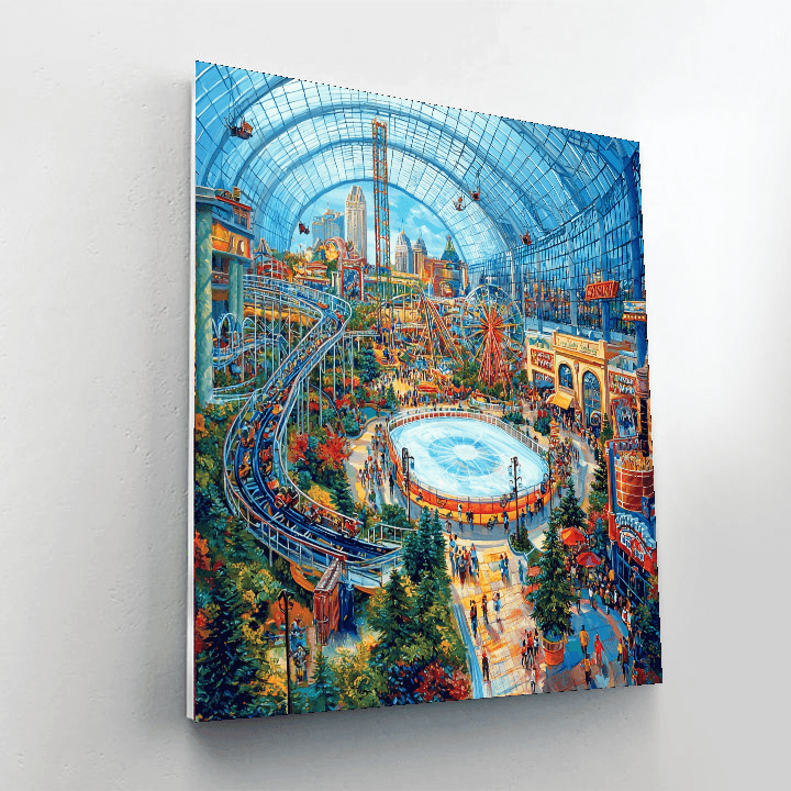 Lotte World - Seoul Paint By Numbers