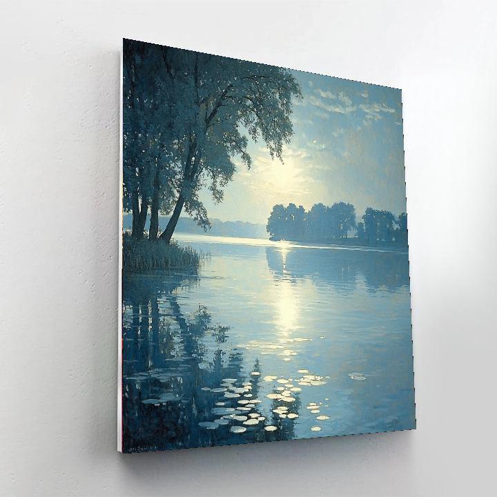 John Singer Sargent Inspired Silent Reflection  Number Painting