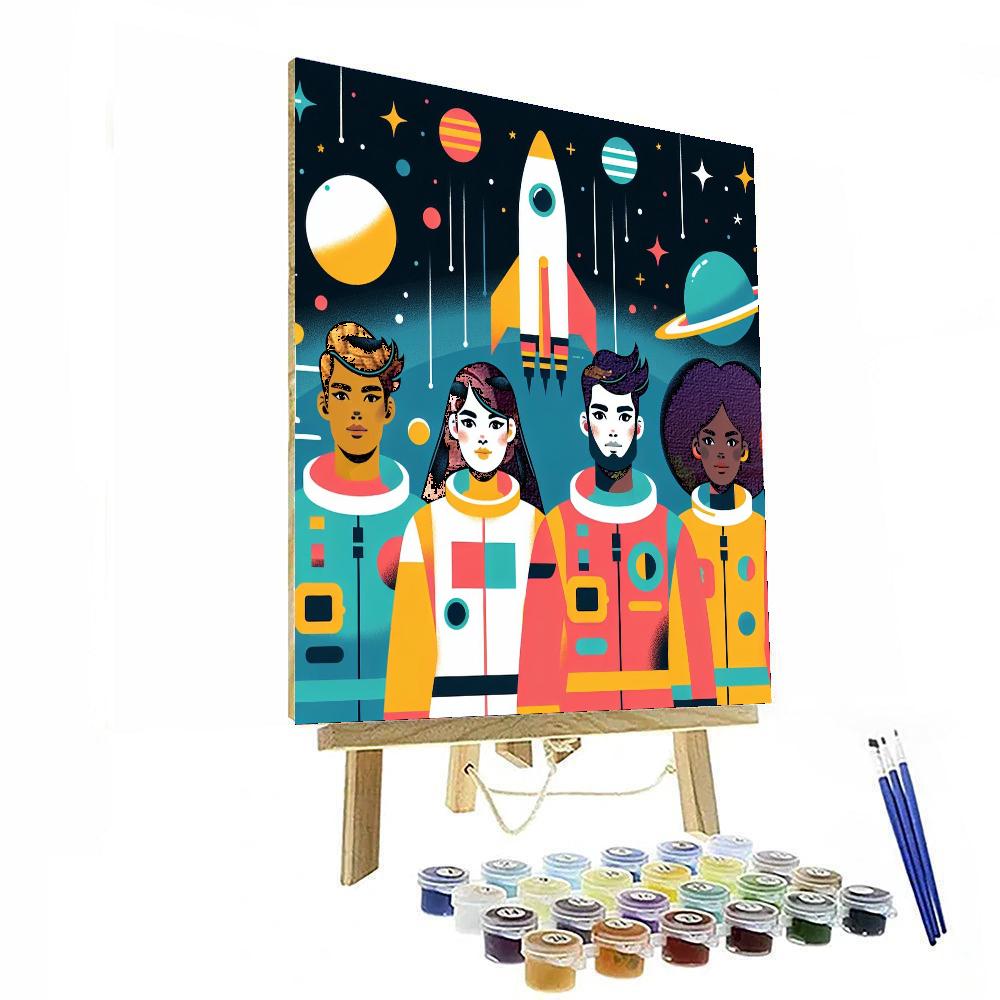 Space Guardians Paint By Numbers