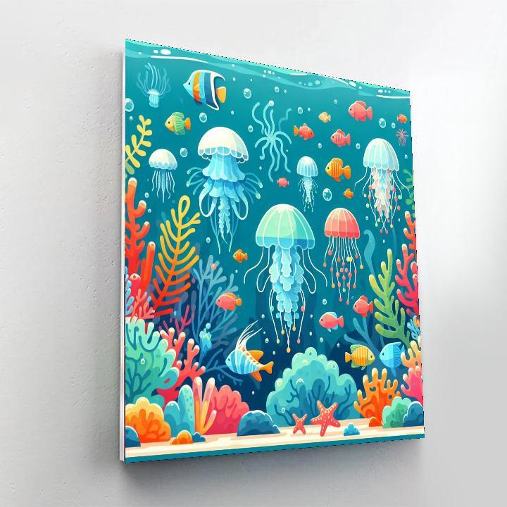 Jazzy Jellyfish Jubilee Paint By Number