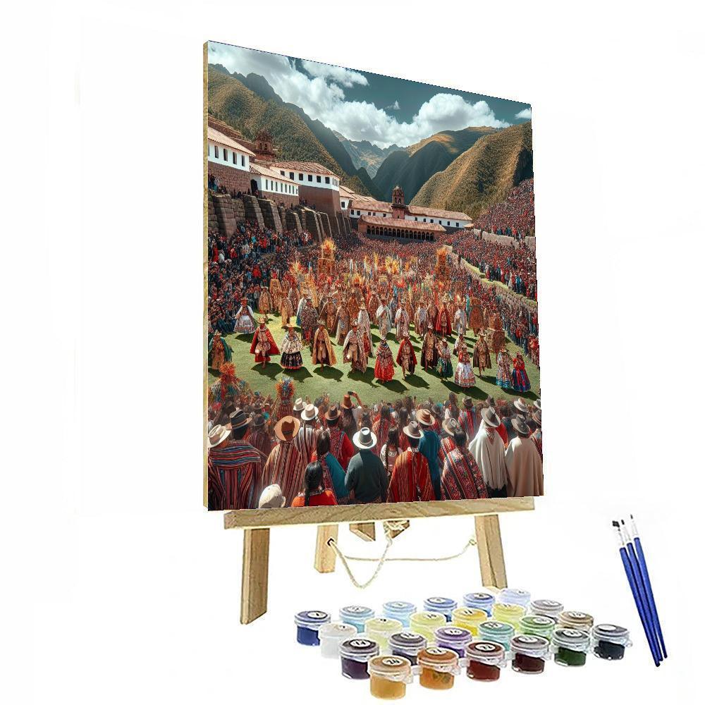 Festival Of The Sun - Inti Raymi - Cusco, Peru Paint By Numbers Art