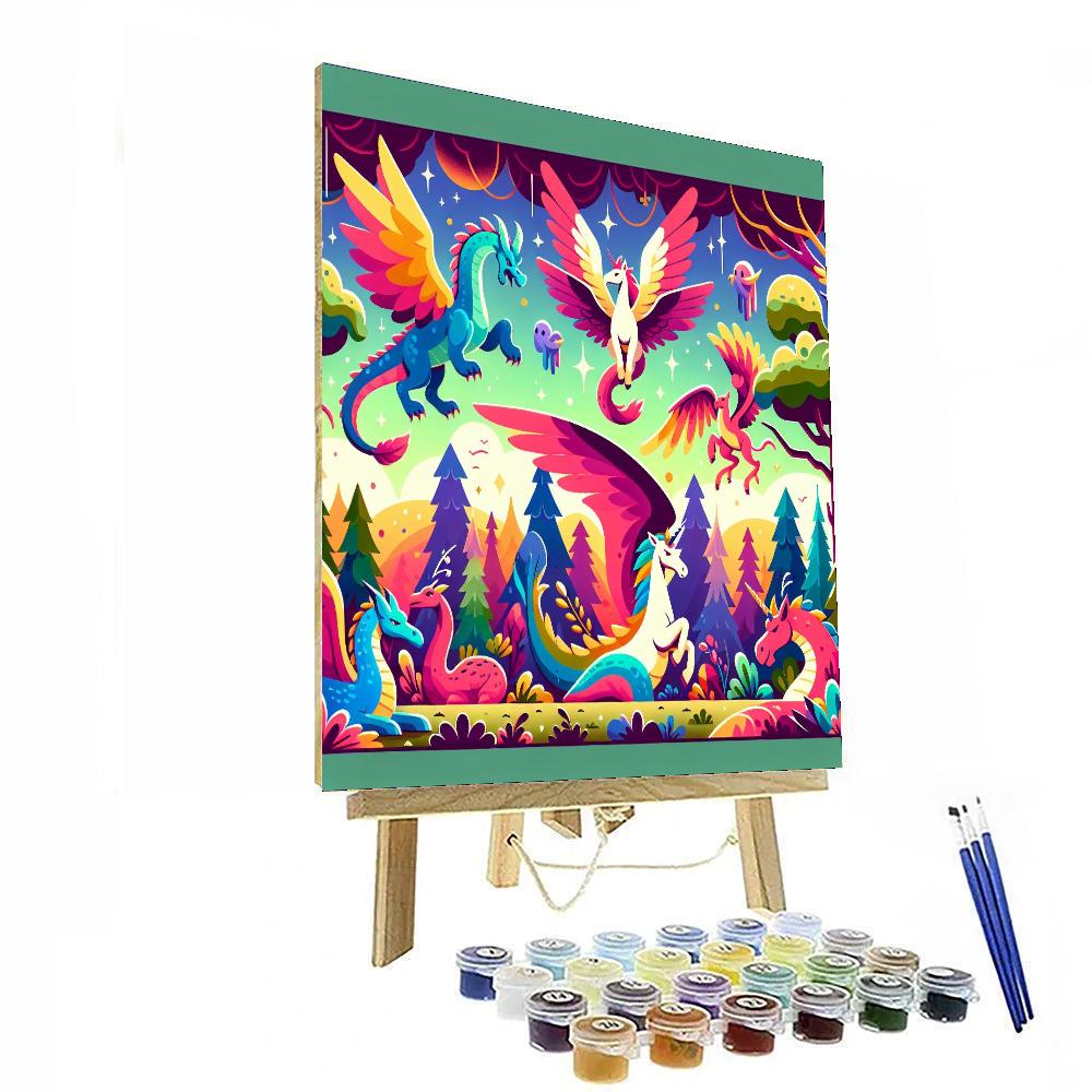 Mythical Beasts Quest Paint By Number