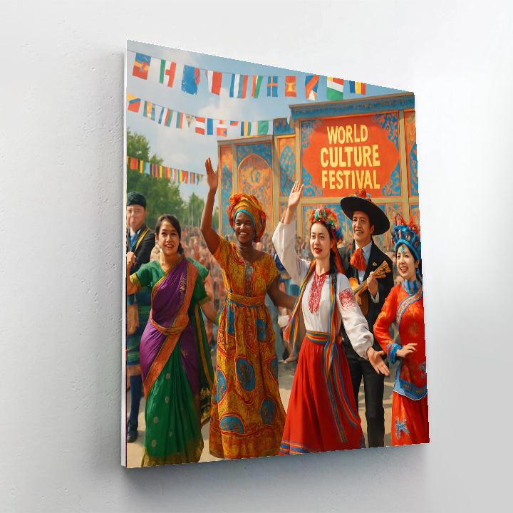 World Culture Festival Numbered Painting Kits