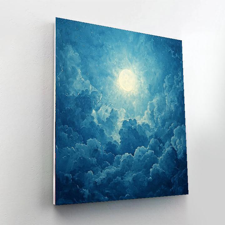 Albrecht Dürer Inspired Skyward Gaze  Painting By Numbers Kit